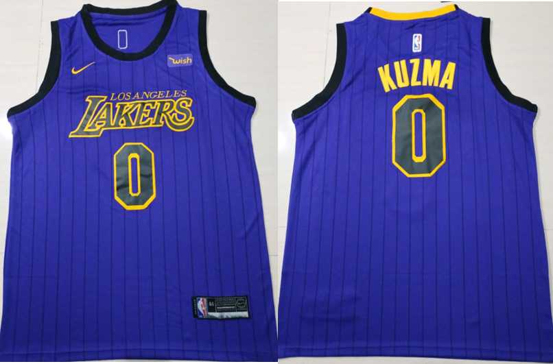 Lakers 0 Kyle Kuzma Purple Nike Swingman Jersey,We sell and wholesale Lakers 0 Kyle Kuzma Purple Nike Swingman Jersey on line form chian!